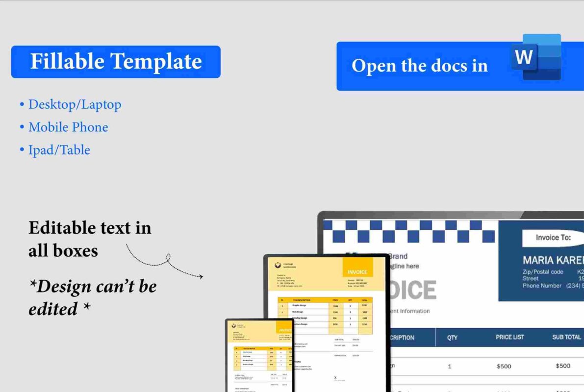 invoice template