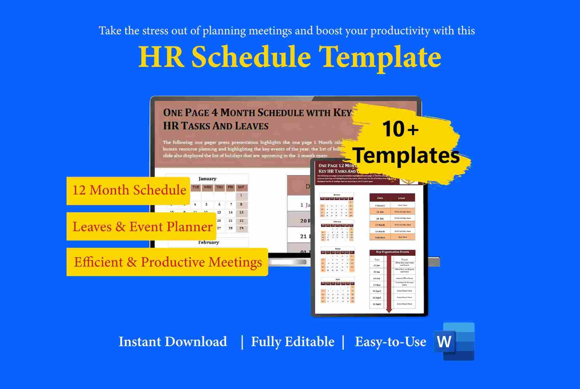 Employee Schedule Template