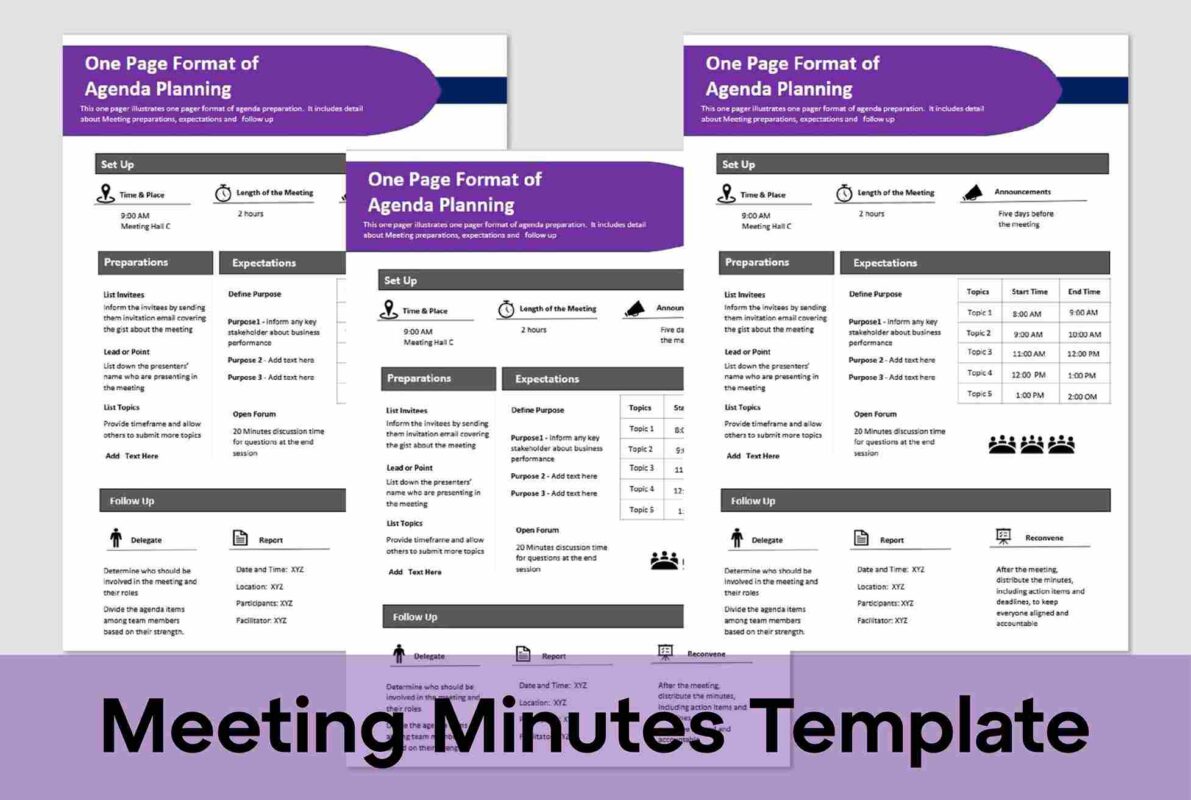 meeting minutes template