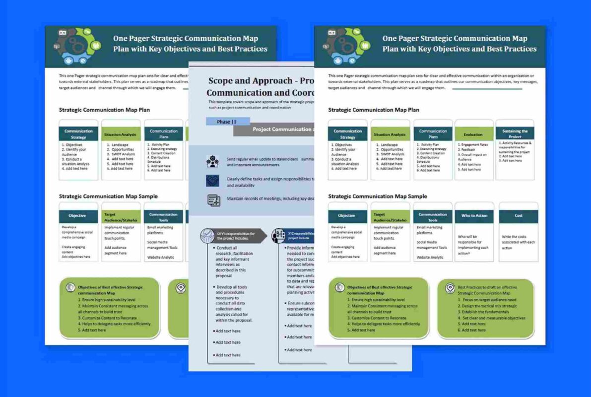 project communication plan template